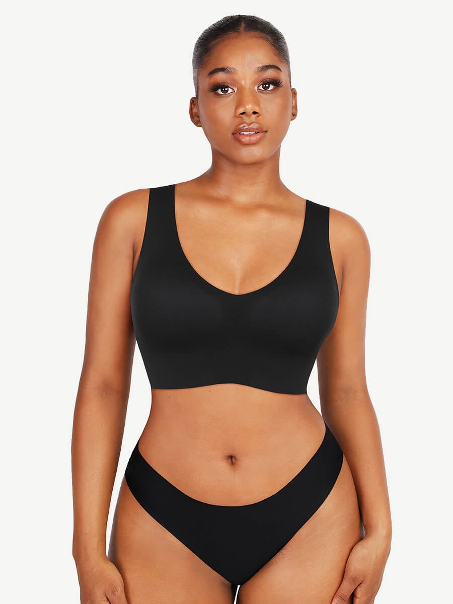 The V-Neck Seamless Bra Tank