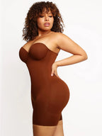 The Strapless Mid-Thigh Bodysuit