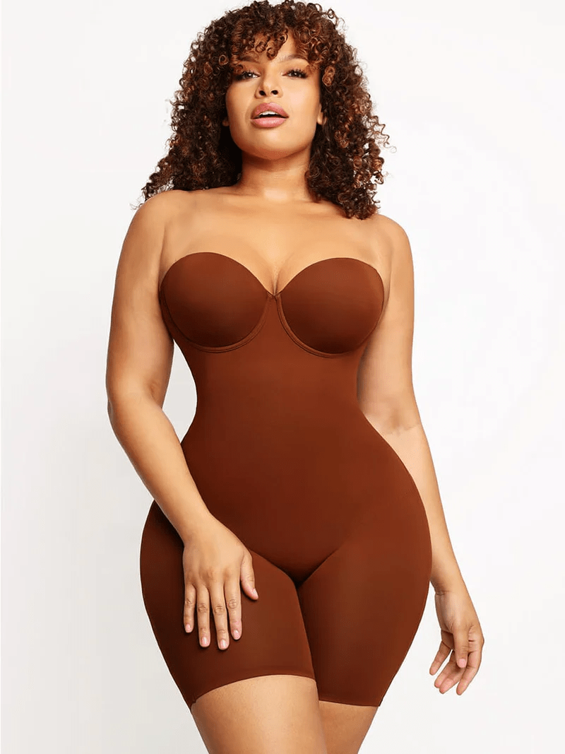 The Strapless Mid-Thigh Bodysuit