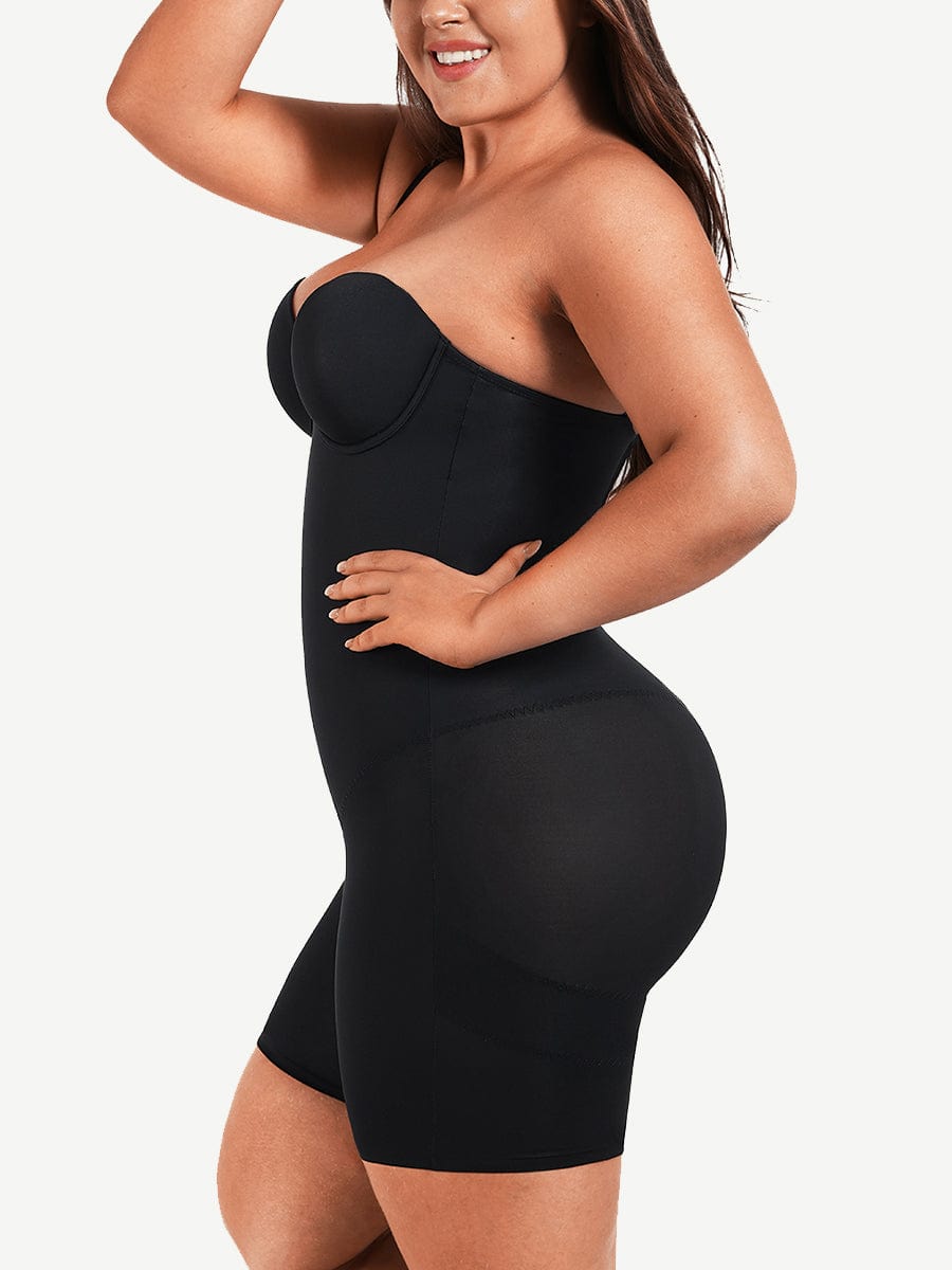 The Strapless Mid-Thigh Bodysuit