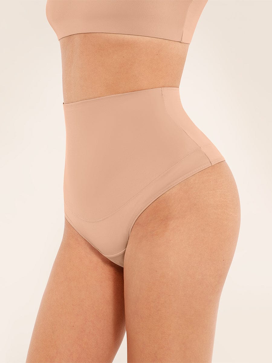 No-Show Tummy-Control Thong