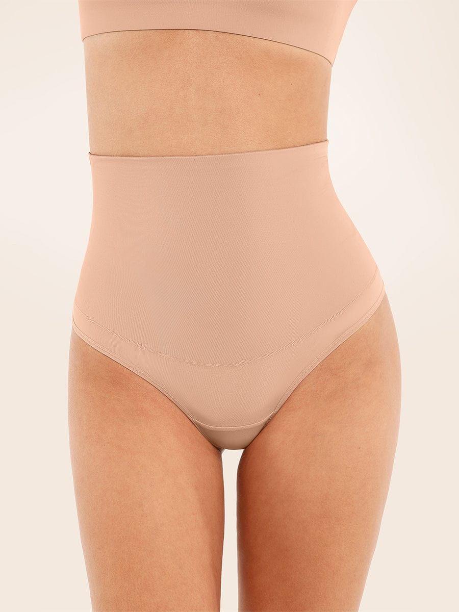 No-Show Tummy-Control Thong