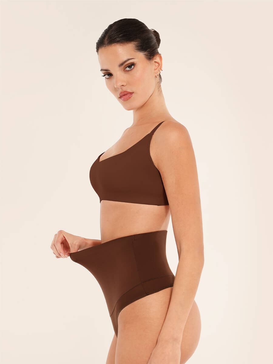 No-Show Tummy-Control Thong