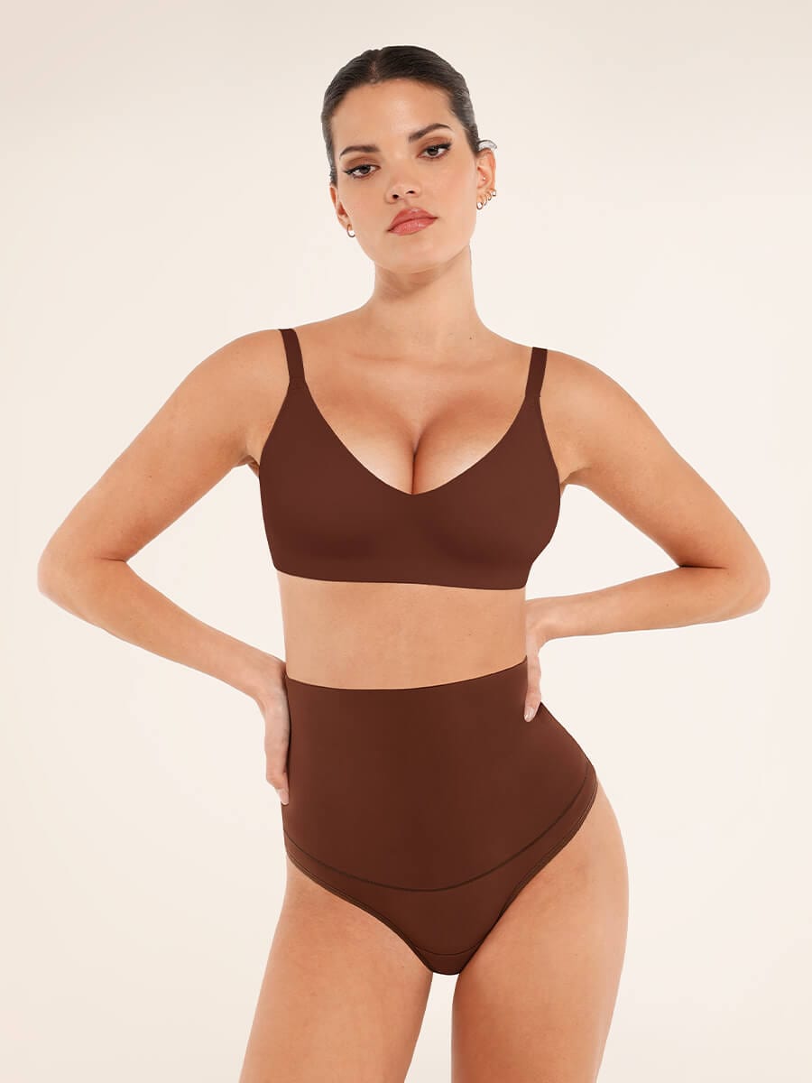 No-Show Tummy-Control Thong