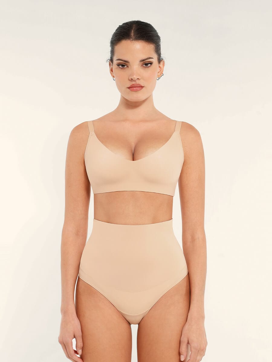 No-Show Tummy-Control Thong