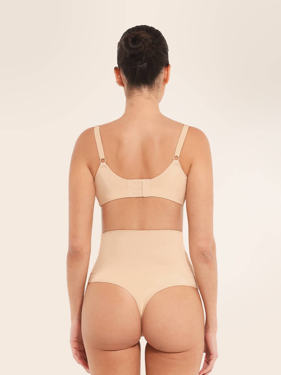 No-Show Tummy-Control Thong