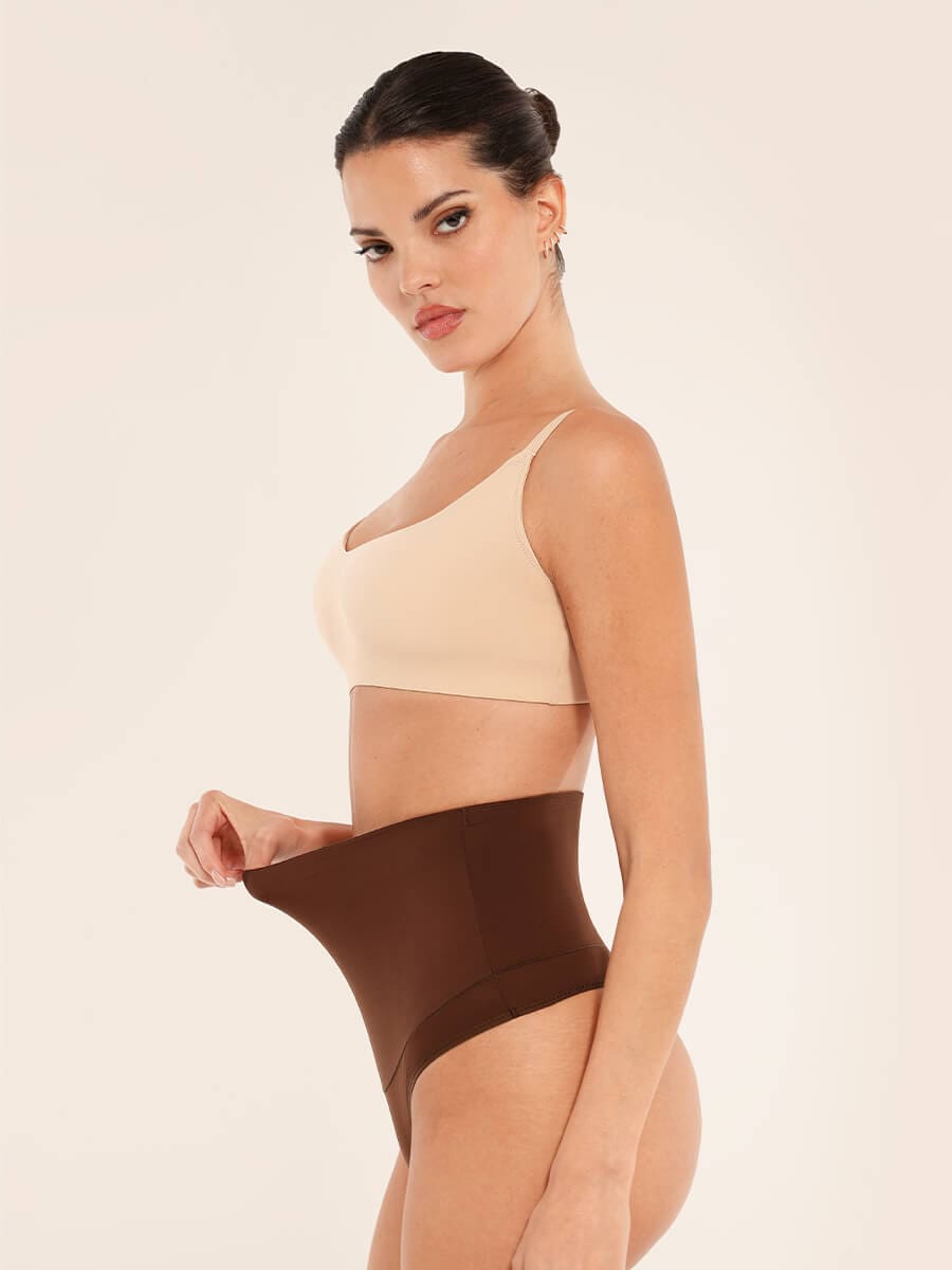 No-Show Tummy-Control Thong