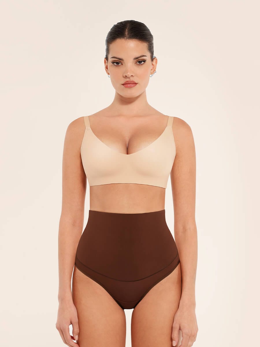 No-Show Tummy-Control Thong